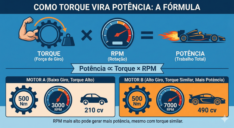 Diferença entre Torque e Potência: 7 pontos para não confundir ...
