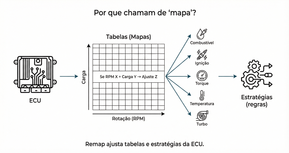 Rekmap O que é remap? 21 pontos: ECU, ganhos e como evitar erros