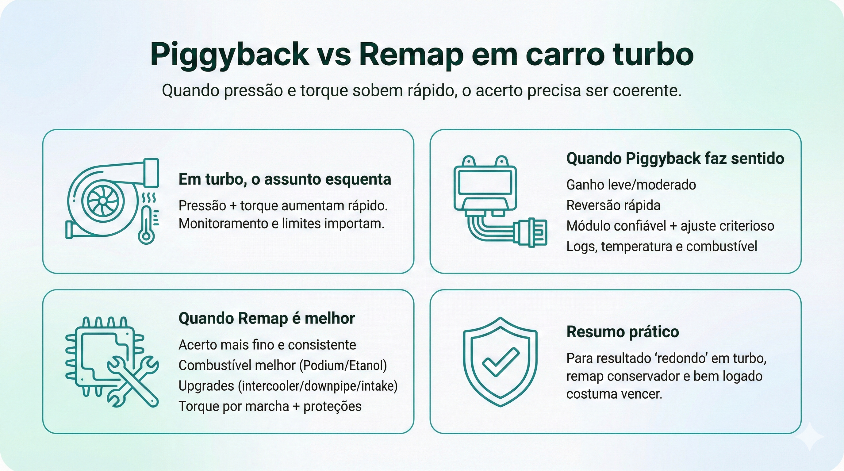 Rekmap Piggyback vs Remap: 14 pontos para entender qual escolher