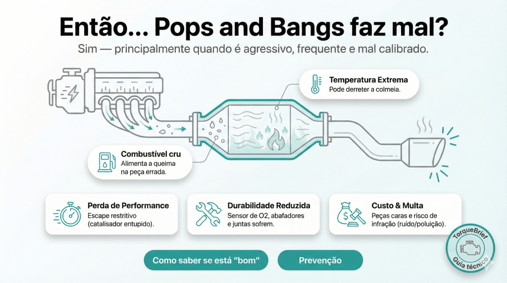 pops and bangs faz mal?
Sim, principalmente quando é agressivo, frequente e mal calibrado